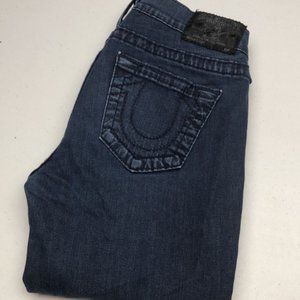 VINTAGE TRUE RELIGION CASEY SKINNY JEANS 27x28 MADE IN USA 🇺🇸
